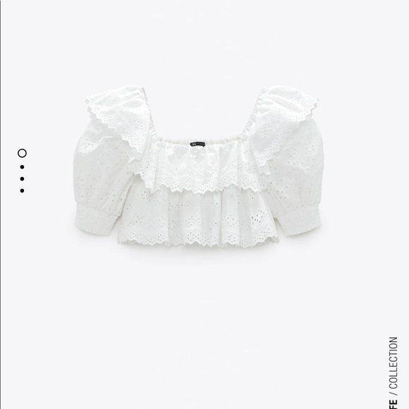 2left🔥🔥Zara embroidery top bloggers favorite - Picture 11 of 16